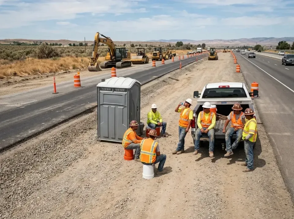 highway-road-construction-crew-007 — frequently asked questions, Porta Potty and Restroom Rentals in Sisco Heights, WA